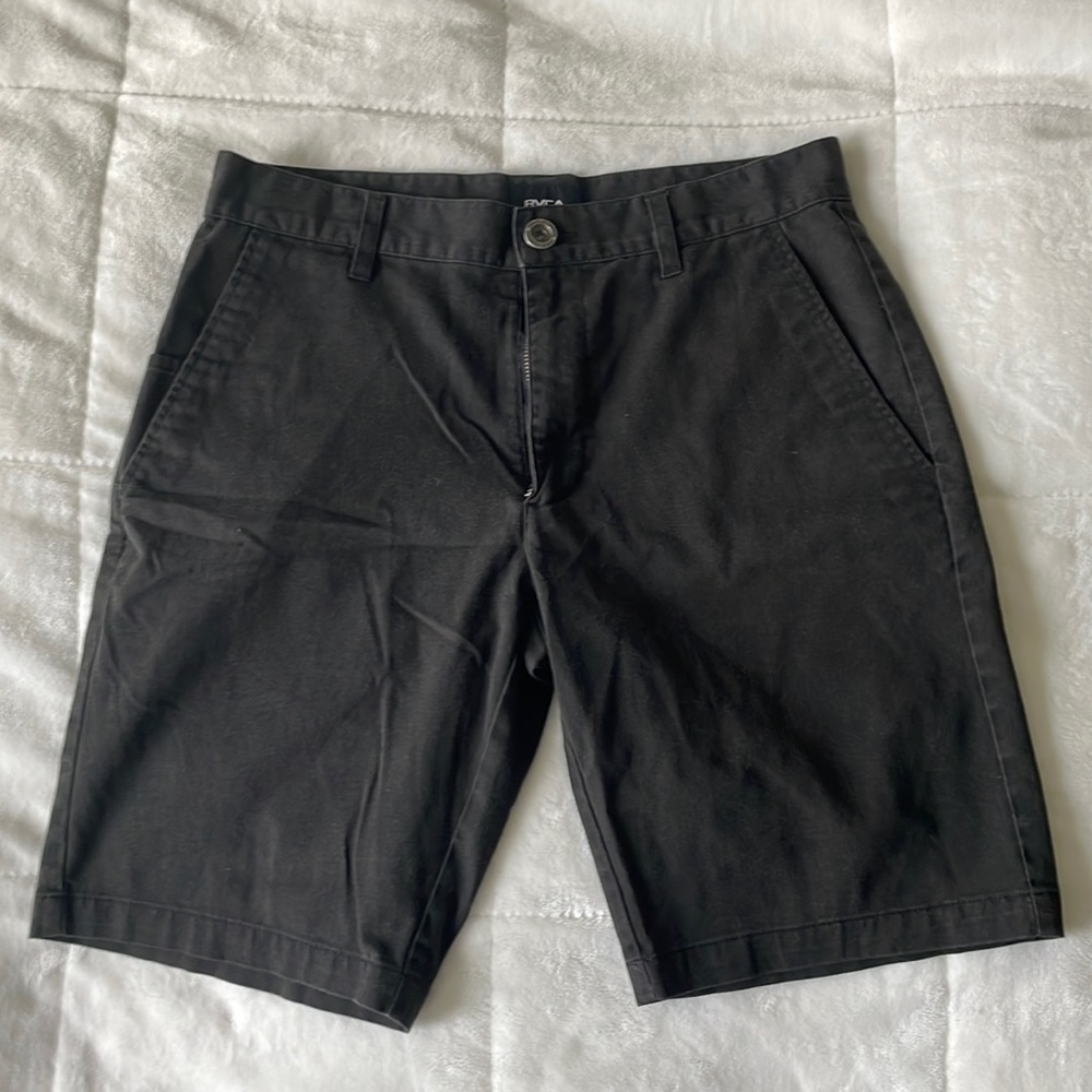 RVCA mens shorts waist size 30 Black Cargo